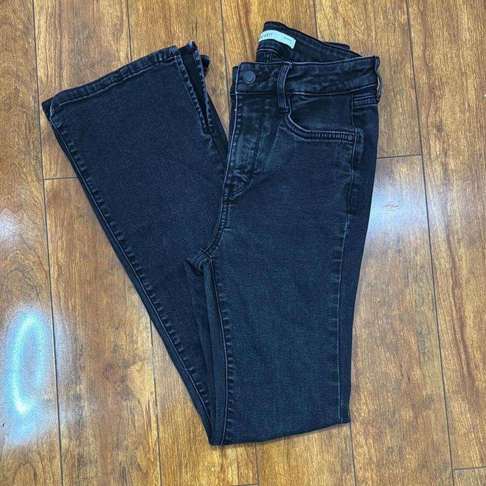 NINE WEST Classic Black Flared Women's Jeans - Picture 3 of 5